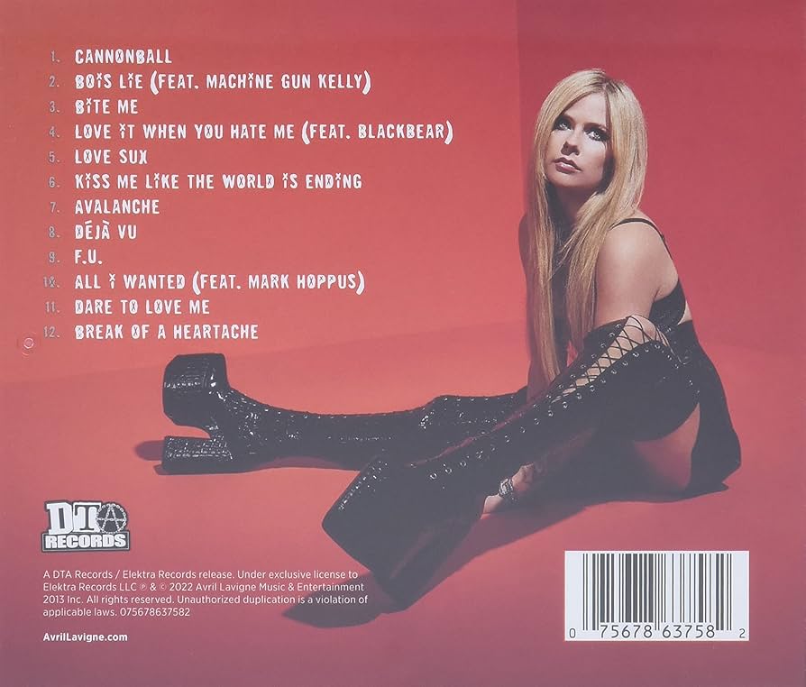 【3枚1100円】AVRIL LAVIGNE - アヴリル・ラヴィーン 輸入盤 アヴリル・ラヴィーン、ヒット曲が網羅されたアルバム「ラヴ